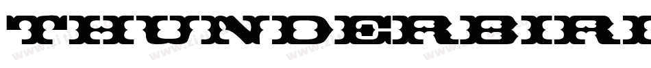 Thunderbird BT字体转换